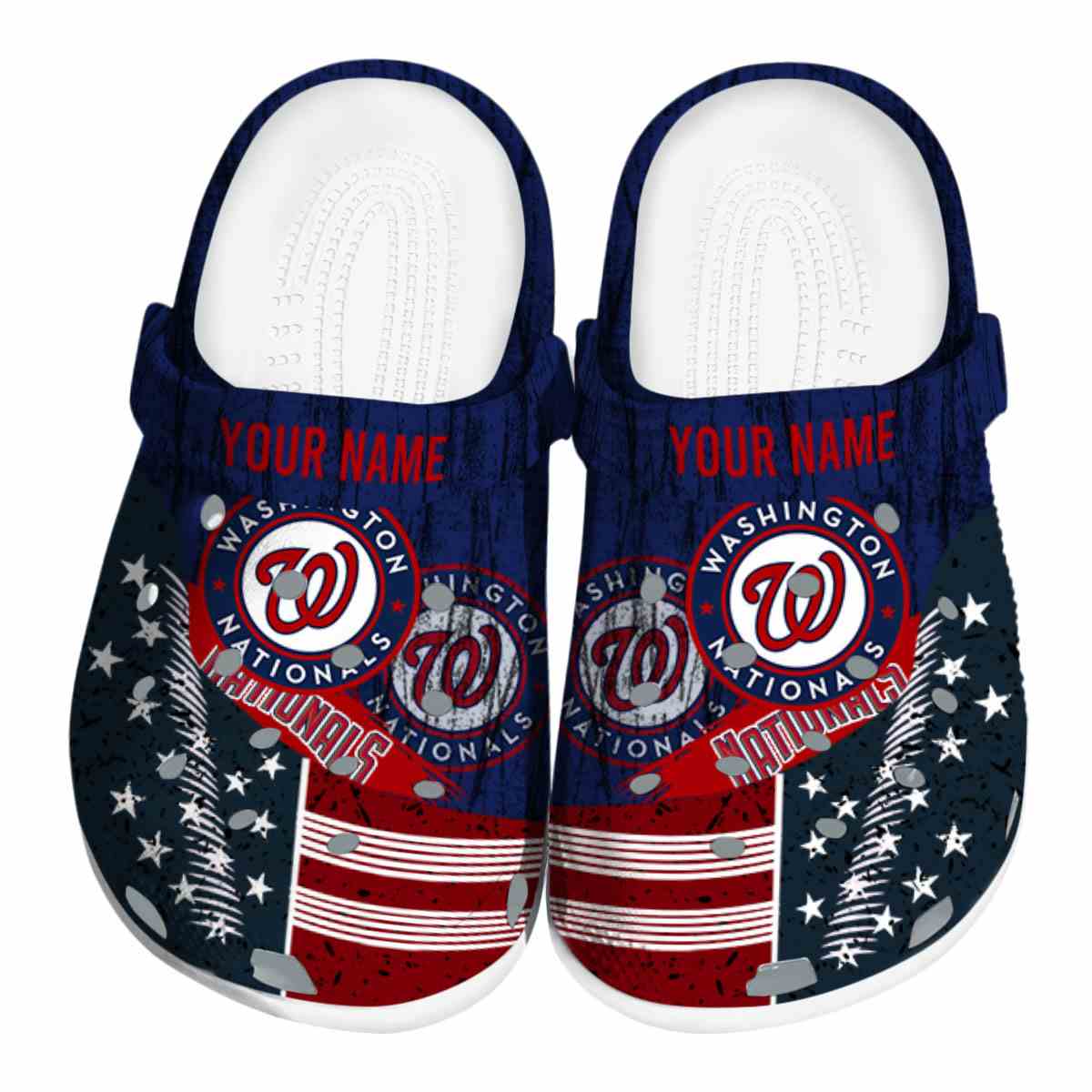 Washington Nationals Star,Washington Nationals Crocs Clogs