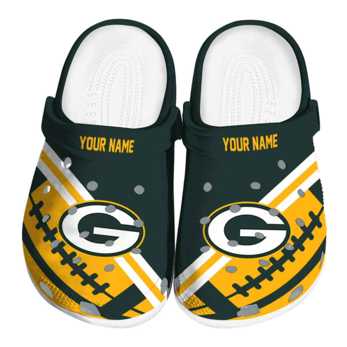 Green Bay Packers Freedom Splinter 2025 Crocs, Green Bay Packers Crocs Clogs