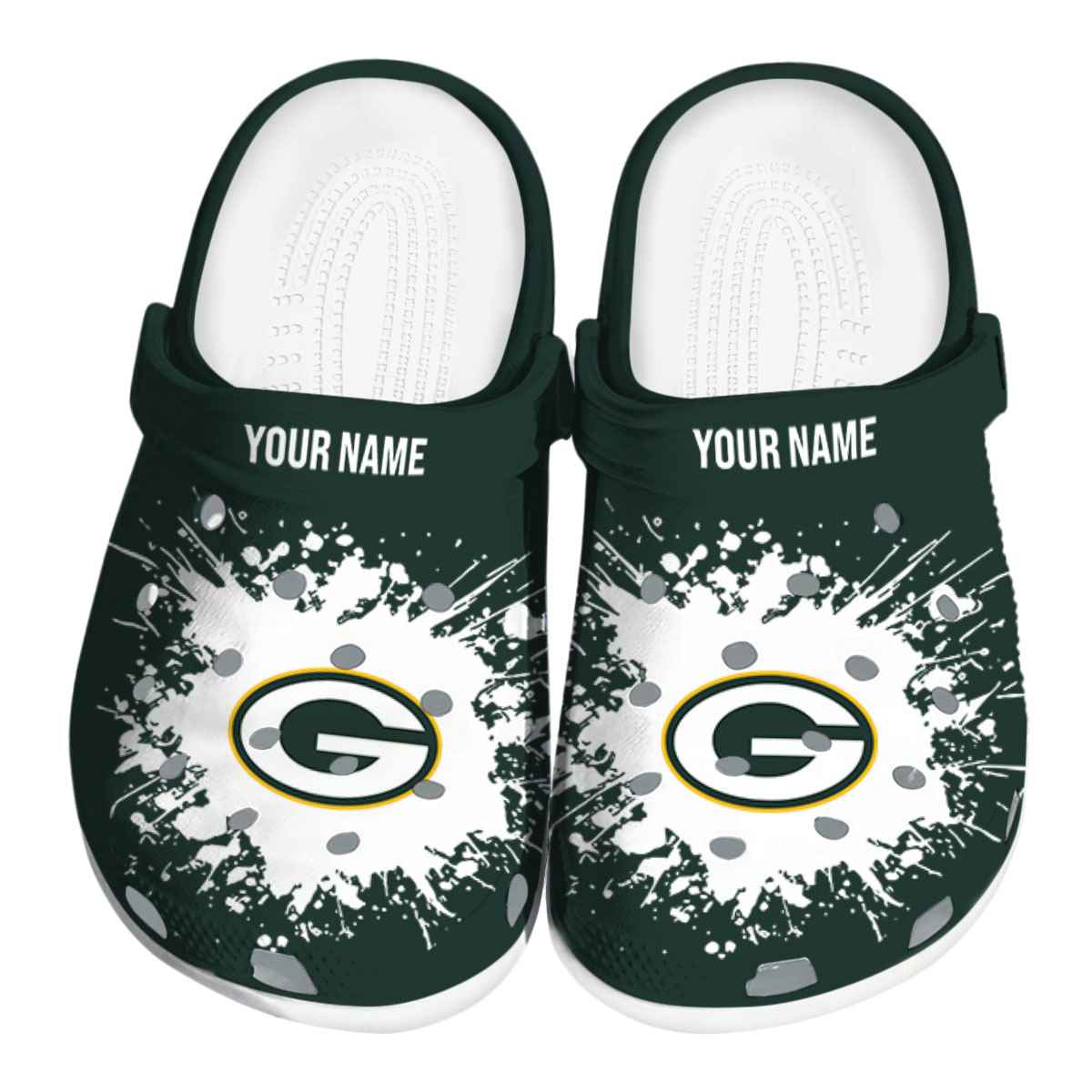 Detroit Lions Splatter 2025 Crocs, Detroit Lions Splatter Crocs Clogs