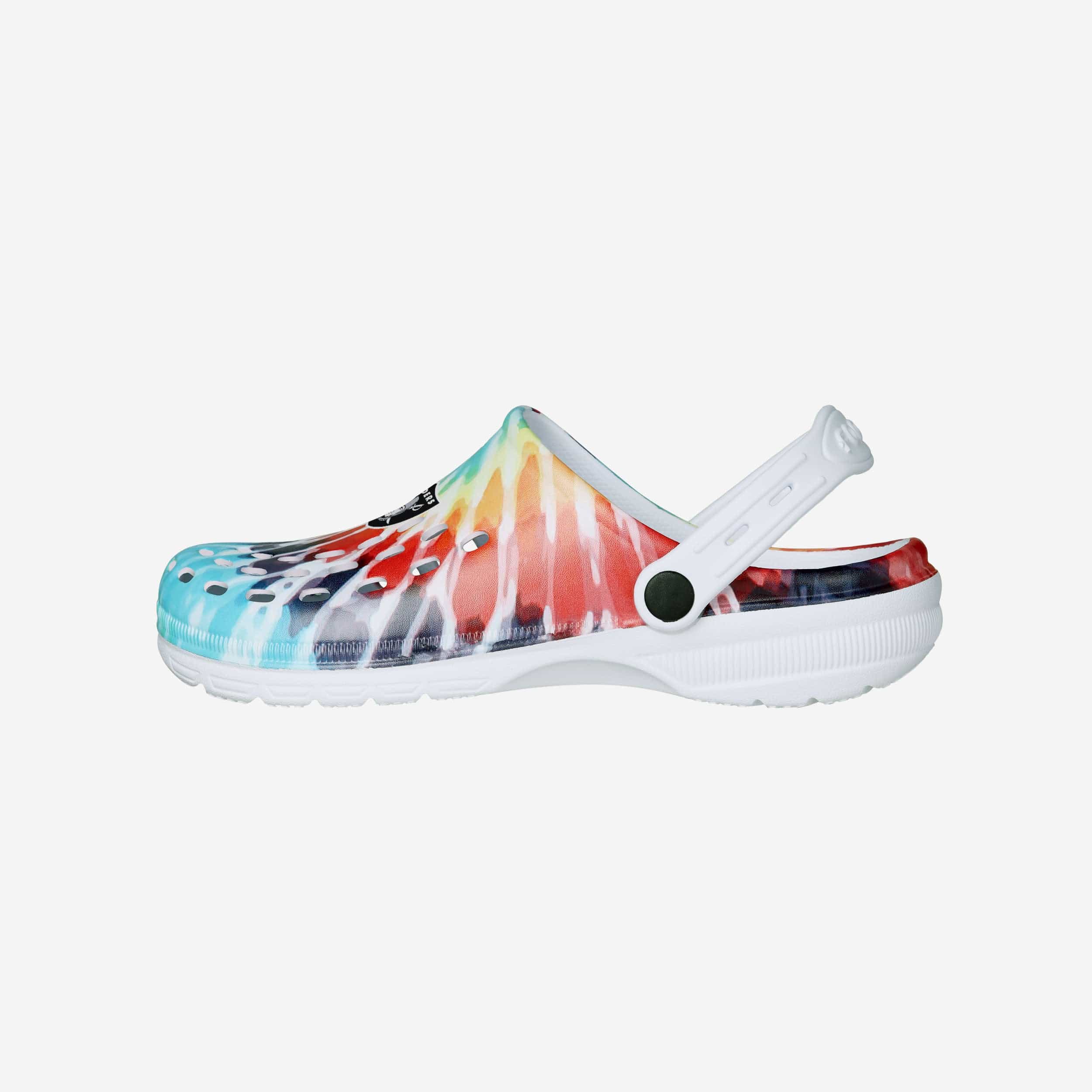 San Francisco 49ers Womens Tie-Dye Clog 2025 Crocs, San Francisco 49ers Crocs Clogs