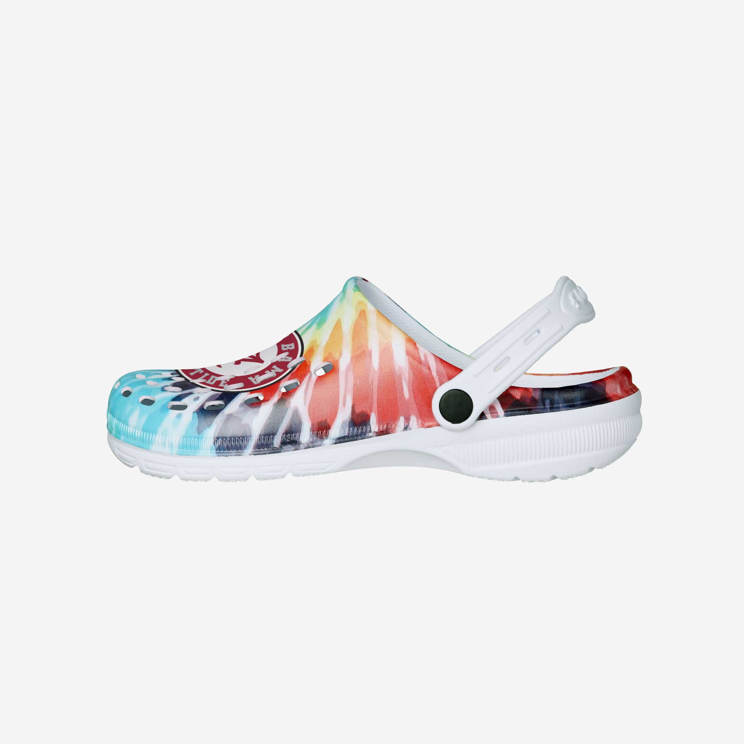 Alabama Crimson Tide Womens Tie-Dye Clog, Alabama Crimson Tide Crocs Clogs