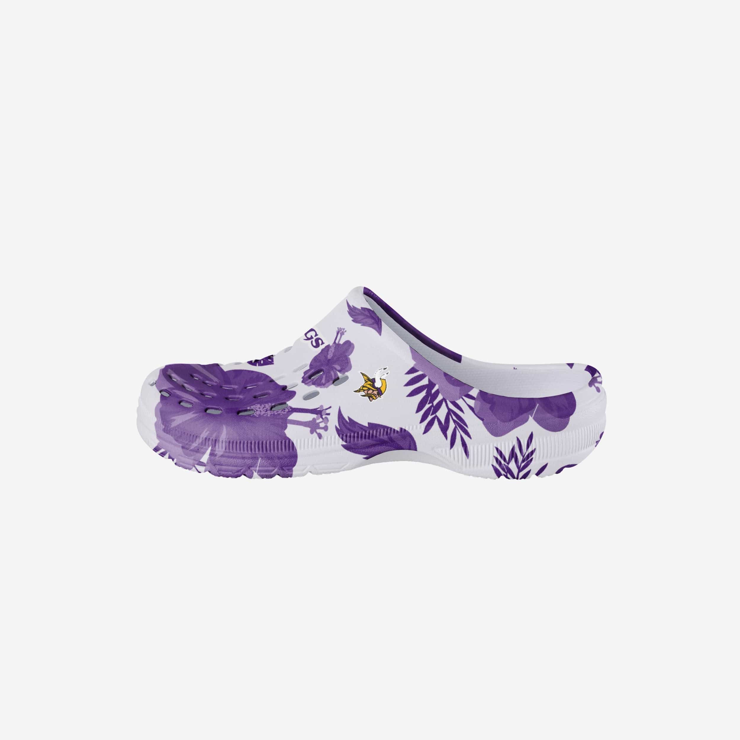 New Orleans Saints Womens Floral White Clog 2025 Crocs, New Orleans Saints Crocs Clogs