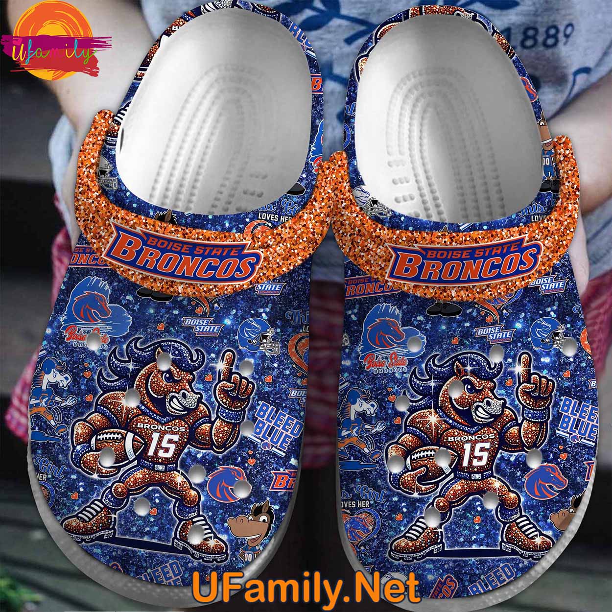 Boise State Broncos Football NCAA, Boise State Broncos Clogs