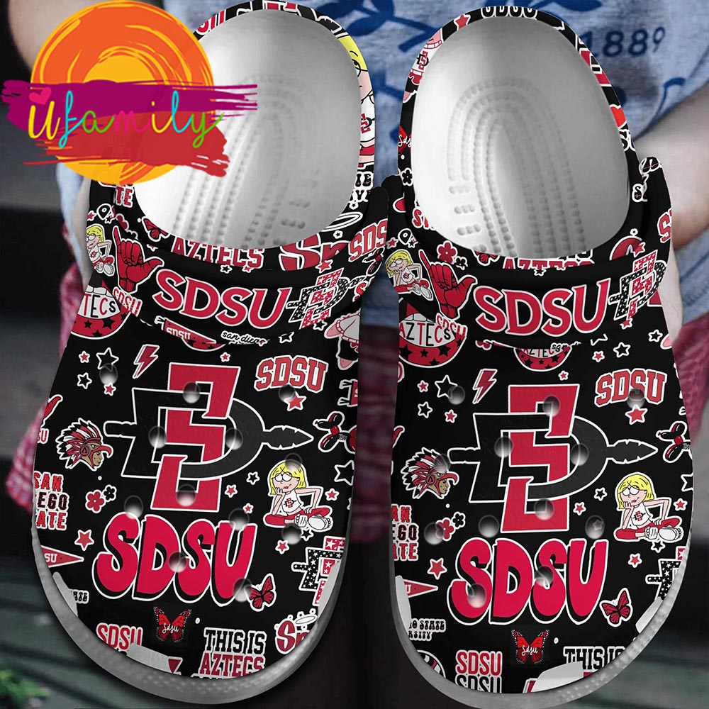 SDSU San Diego State Aztecs NCAA, SDSU San Diego Clogs