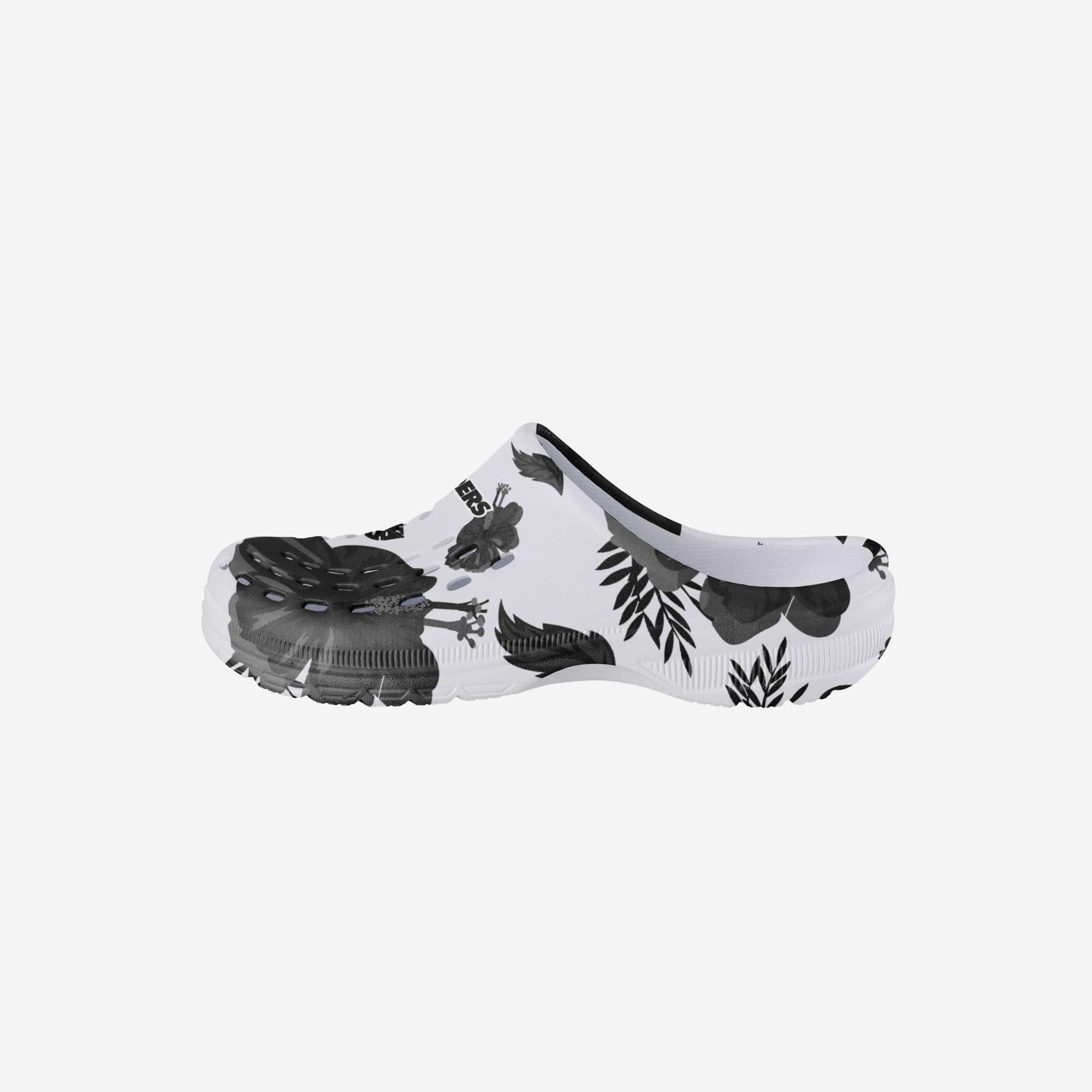 Kansas City Chiefs Womens Floral White Clog 2025 Crocs, Kansas City Chiefs Crocs Clogs