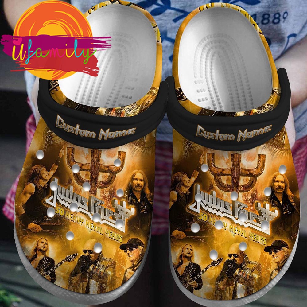 Judas Priest Band Music Crocs, Judas Priest Band Clogs