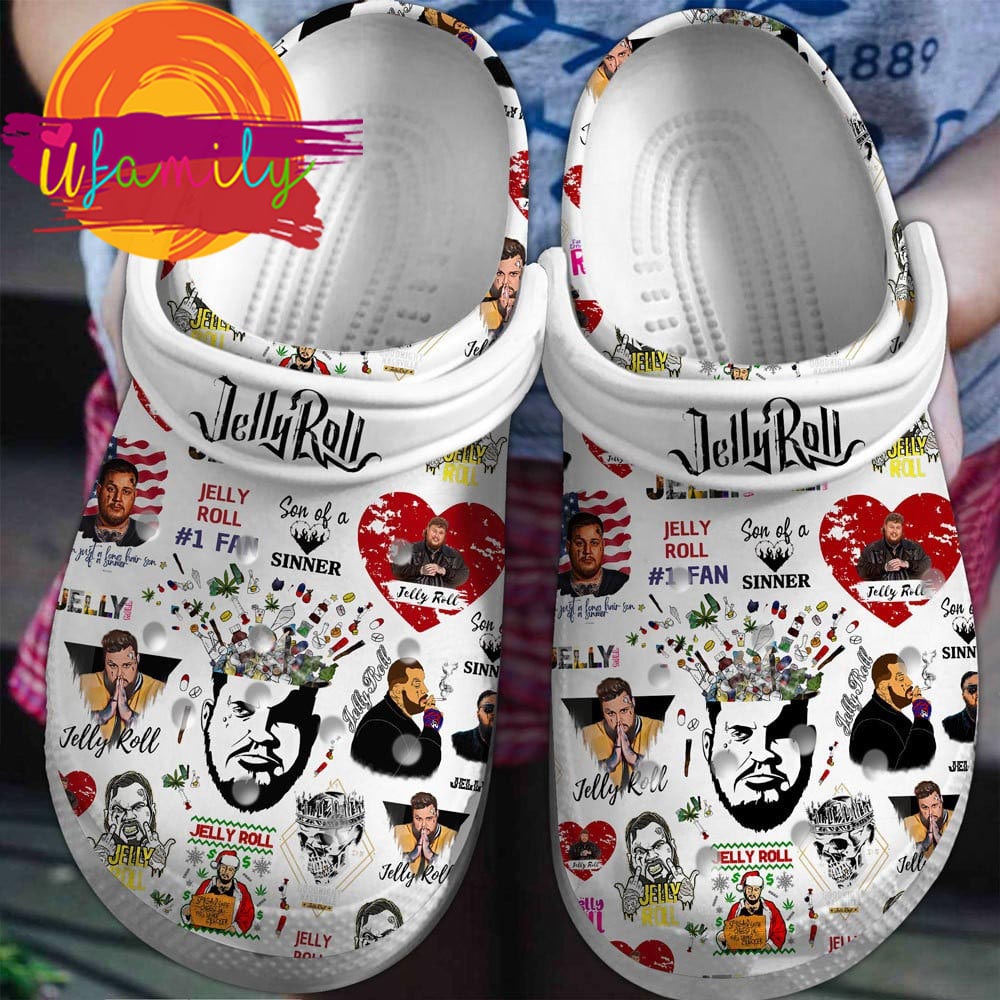 Jelly Roll Singer Music Crocs, Jelly Roll Singer Clogs