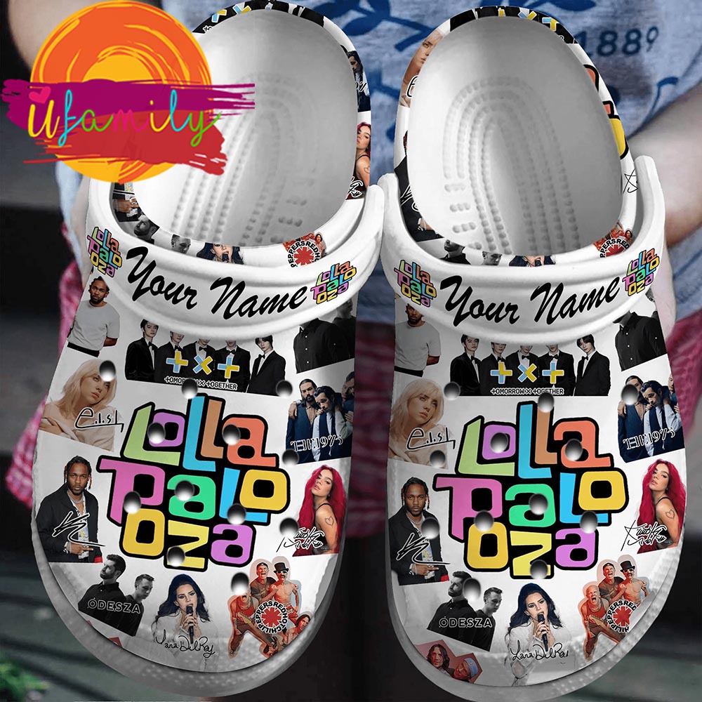 Lollapalooza Music Crocs, Lollapalooza Music Crocs Clogs