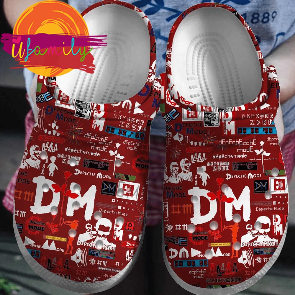 Music Band Depeche Mode Crocs, Music Band Depeche Clogs