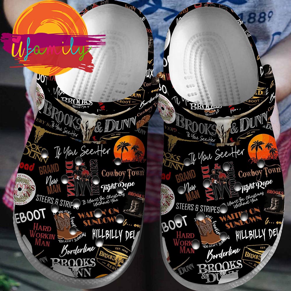 Brooks and Dunn Music Crocs, Brooks and Dunn Clogs