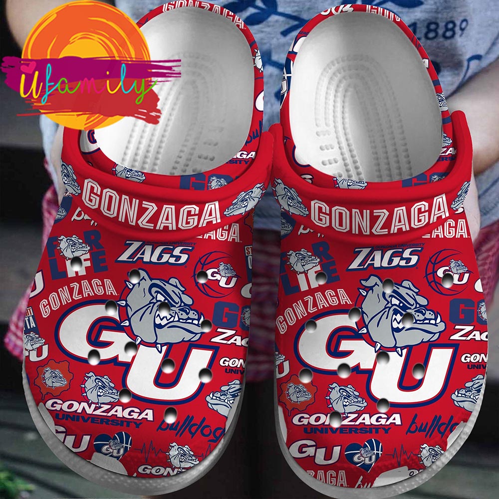 Gonzaga Bulldogs 2025 NCAA Sport Crocs, Gonzaga Bulldogs NCAA Clogs