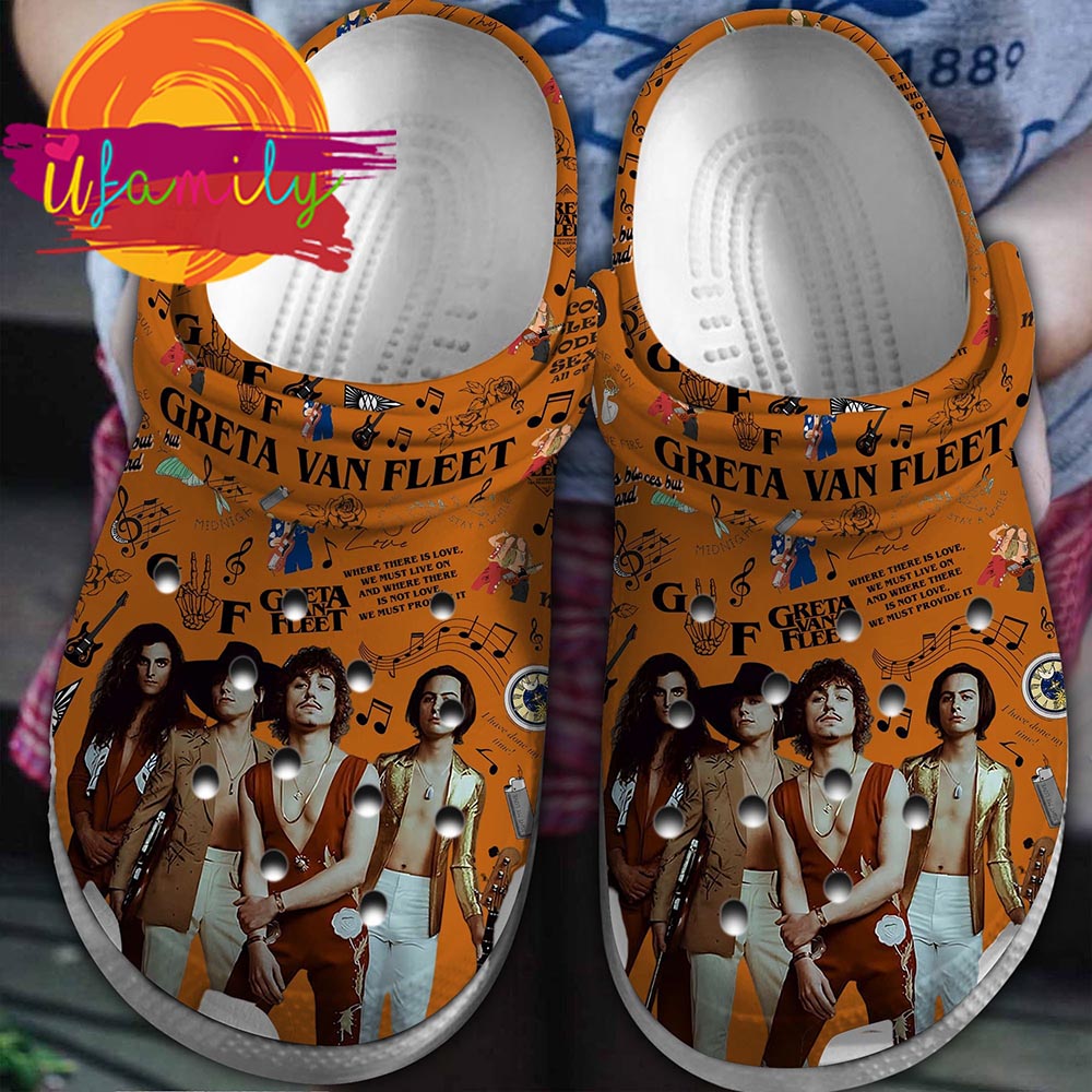 Greta Van Fleet Band Music Crocs, Greta Van Fleet Crocs Clogs 17