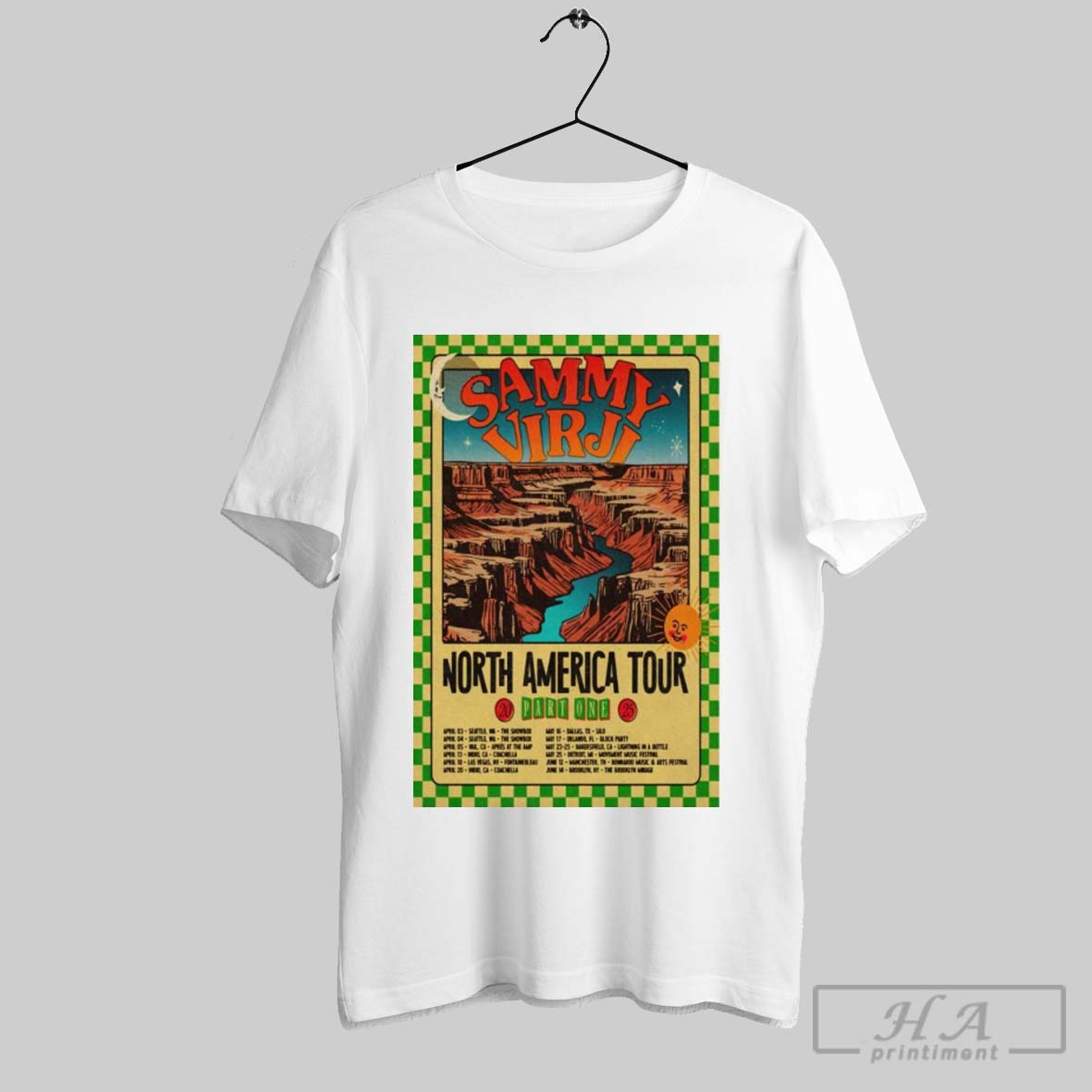 Poster Sammy Virji North America Tour 2025 Part One Shirt