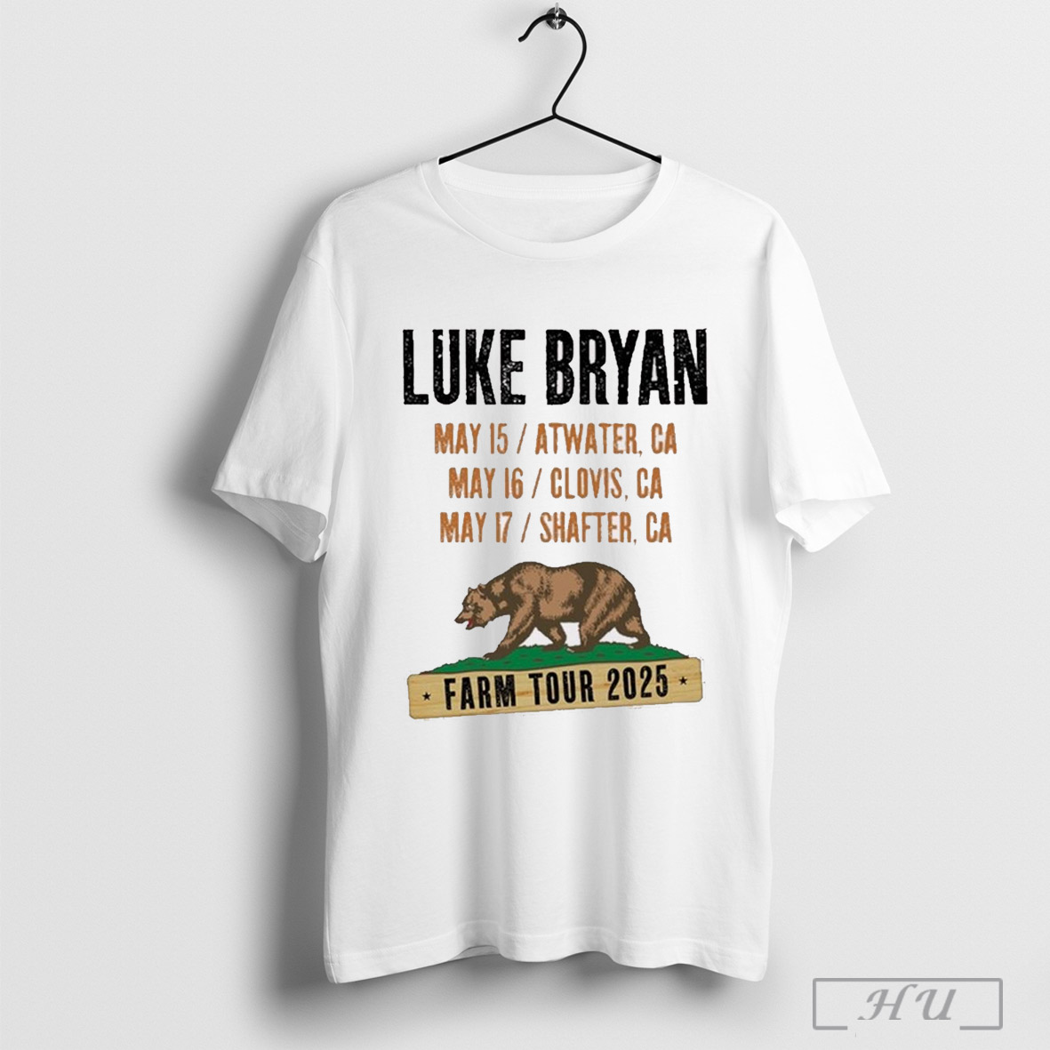 Luke Bryan May 15 Atwater Ca May 16 2025 Clovis Ca May 17 Shafter Ca Farm Tour 2025 Shirt