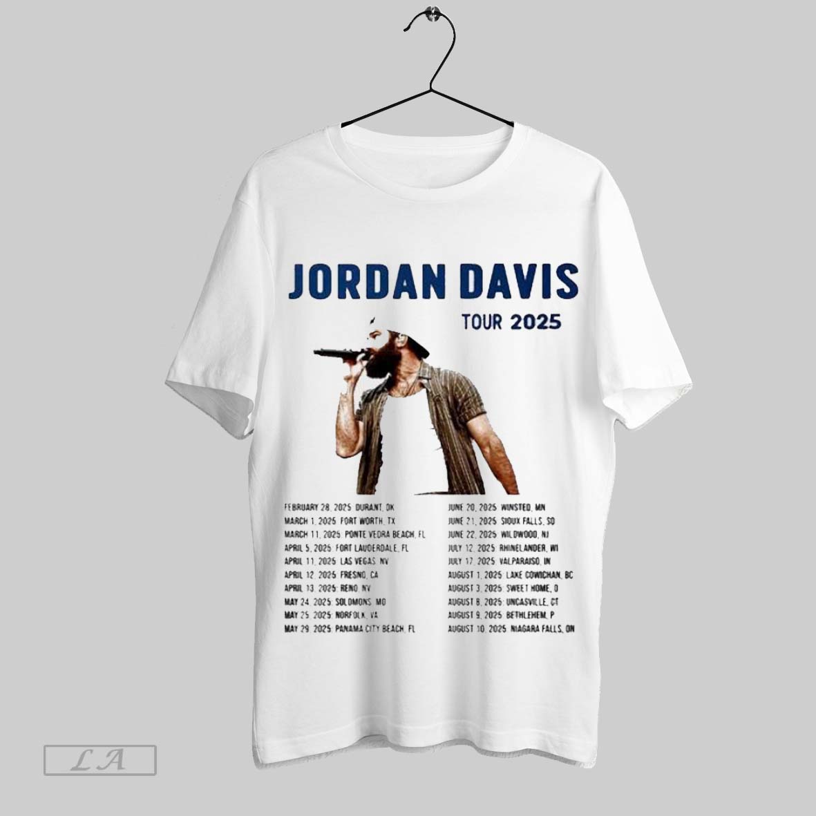 Top Jordan Davis Tour 2025 Sweatshirt Shirt