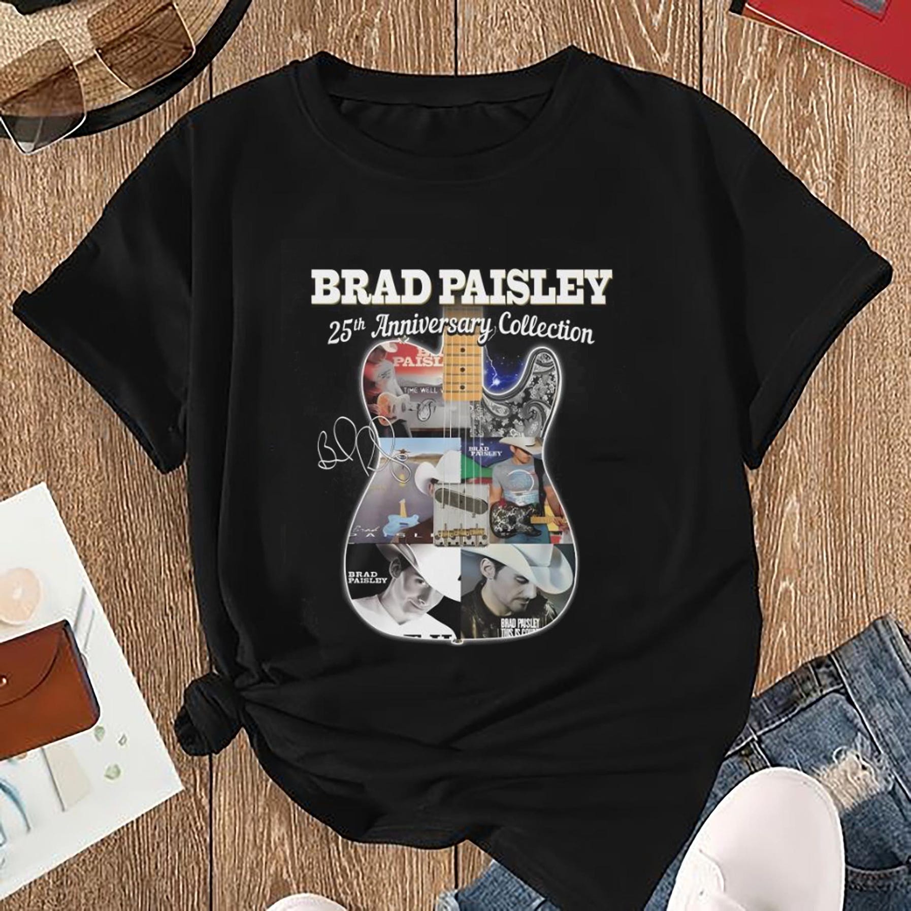 Country Music Brad Paisley Shirt, Brad Paisley Signatures Shirt, Brad Paisley Tour 2025 Shirt, Brad Paisley Fan Shirt, Brad Paisley Merch