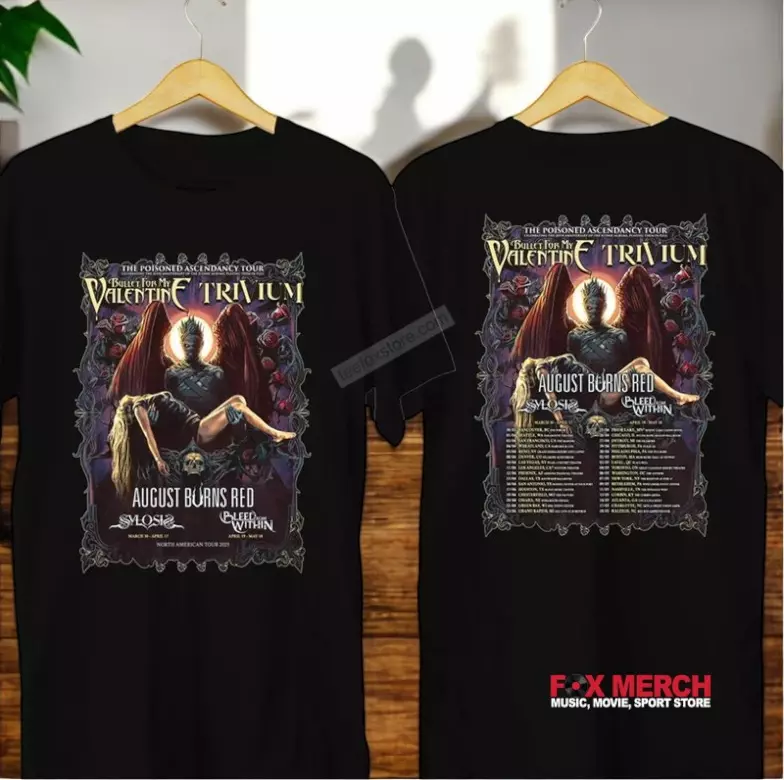 Bullet For My Valentine The Poisoned Ascendancy Tour 2025 Concershirt
