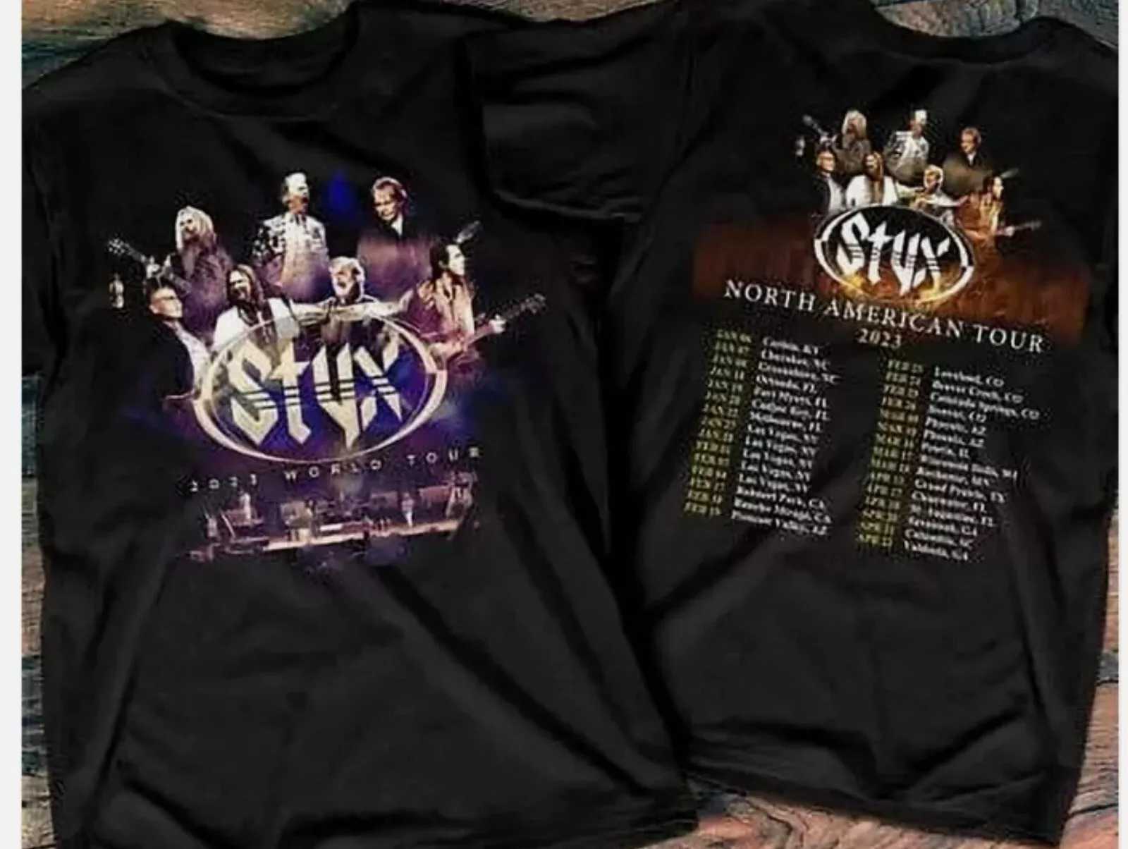 Styx Tour Concershirt, North American Tour 2025