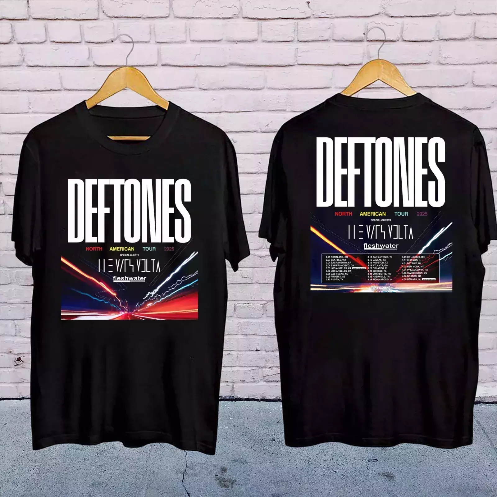 The Mars Volta And Deftones 2025 Tour Gift For Fans Unisex Shirt