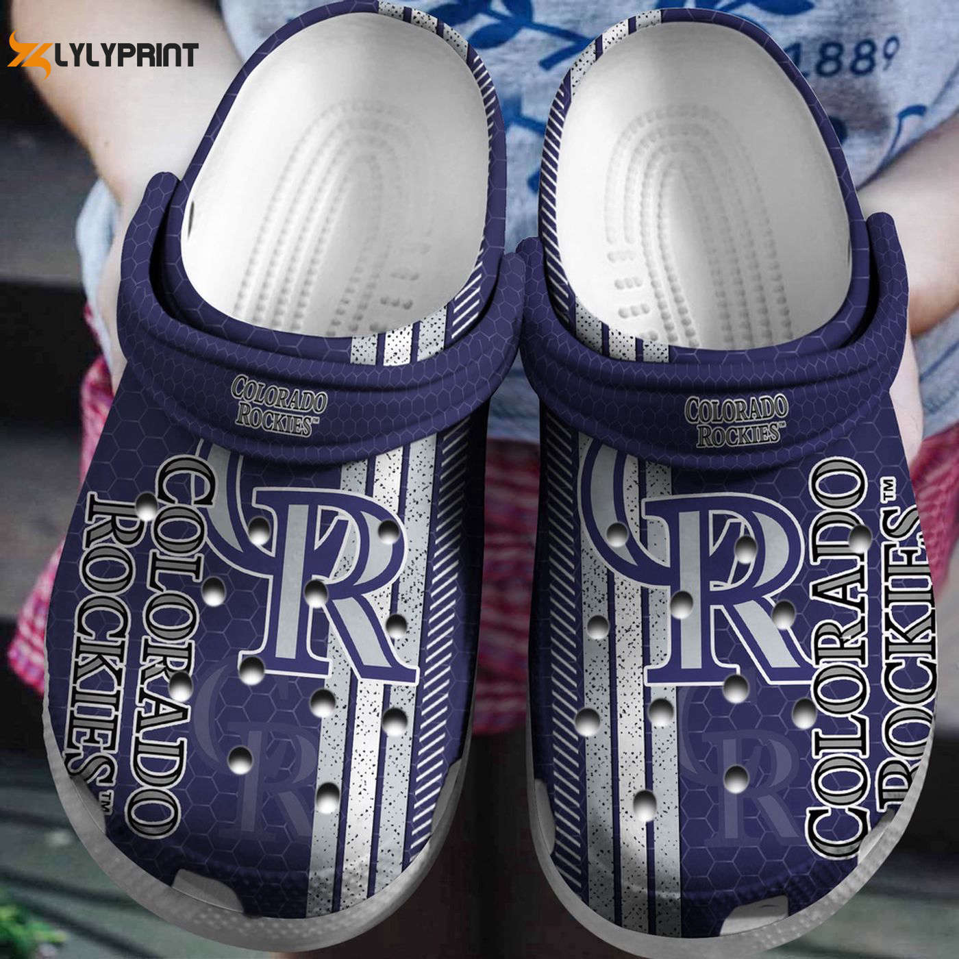 Colorado Rockies MLB Purple Fan Baseball Crocs Clogs For Men Women and Kids