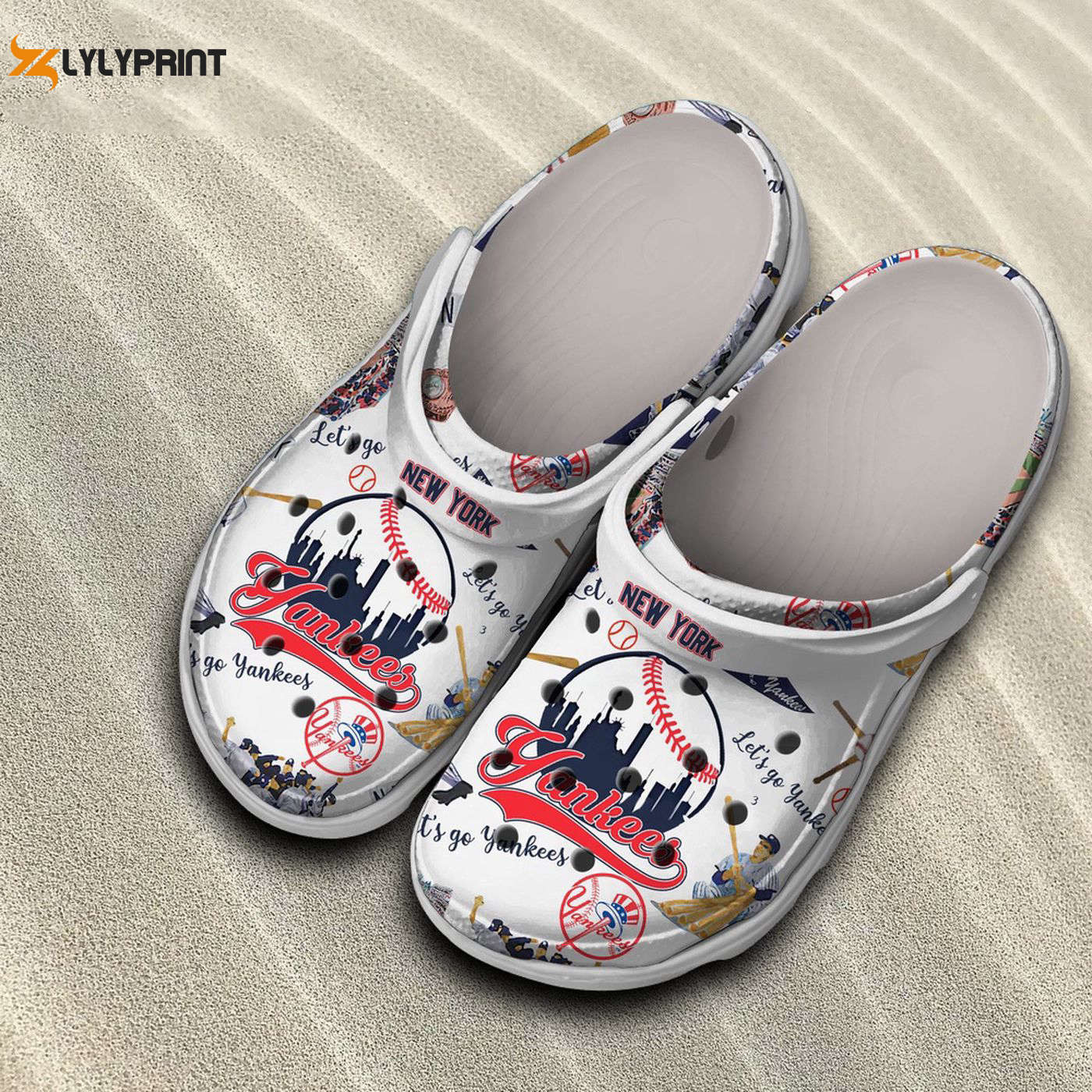 MLB New York Yankees Gear, New York Crocs Clogs For Men Women and Kids