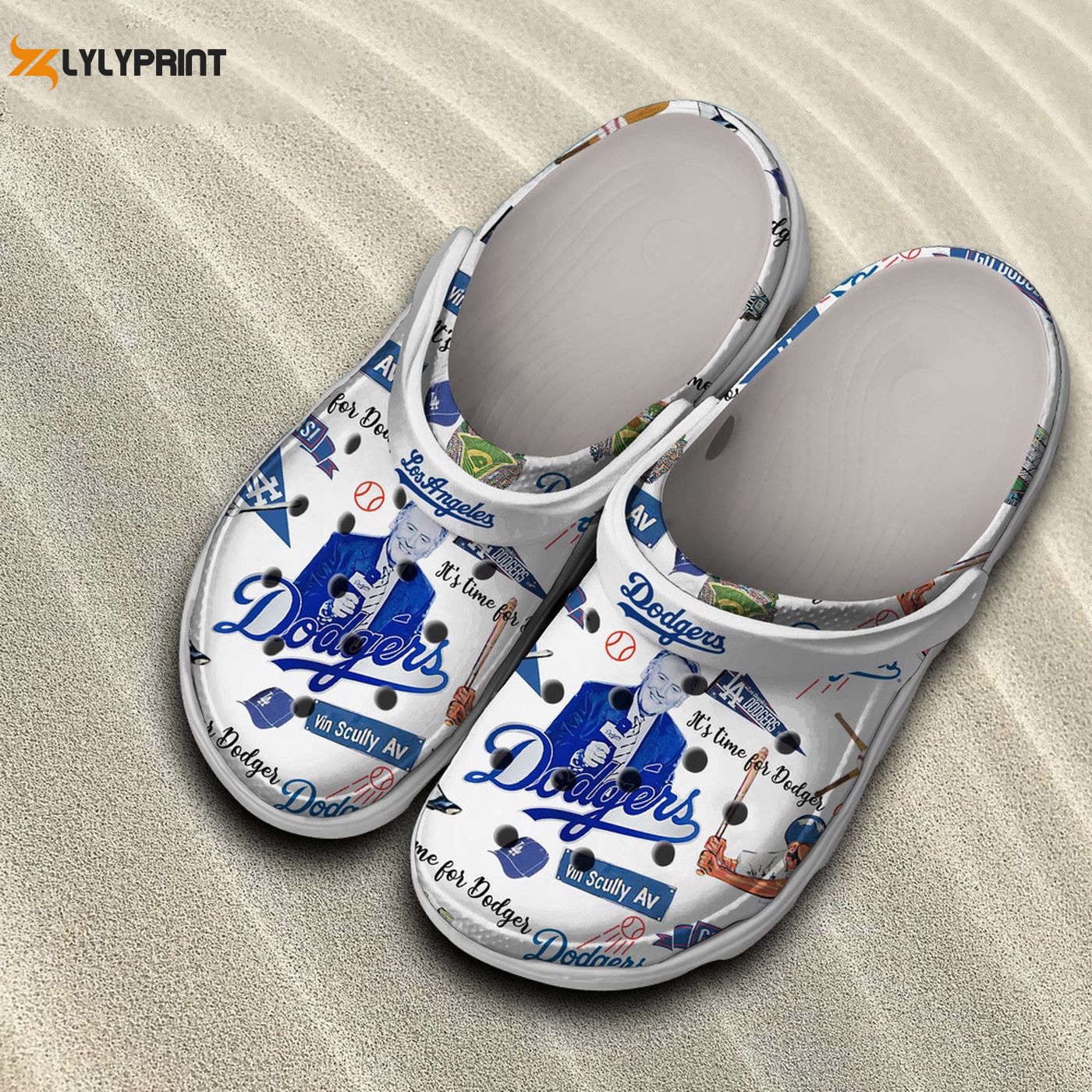 MLB Los Angeles Dodgers Dodgers Merchandise Crocs Clogs For Men Women And Kids 9