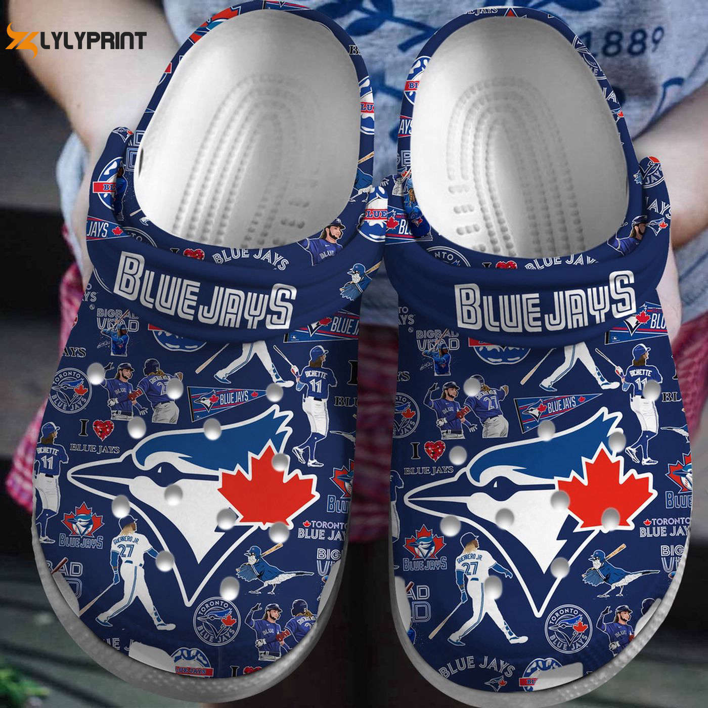 Toronto Blue Jays Comfortable MLB Fan MLB Crocs Clogs For Men Women and Kids