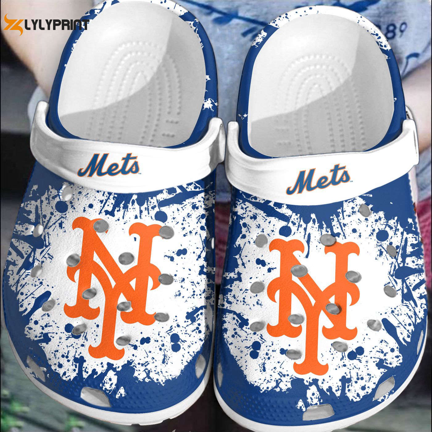 Score Big with Hot MLB New York Mets for Fans Crocs Clogs For Men Women and Kids