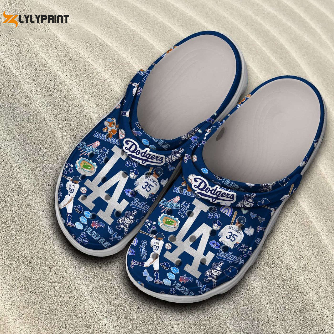 MLB Los Angeles Dodgers, Los Angeles Crocs Clogs For Men Women And Kids 8