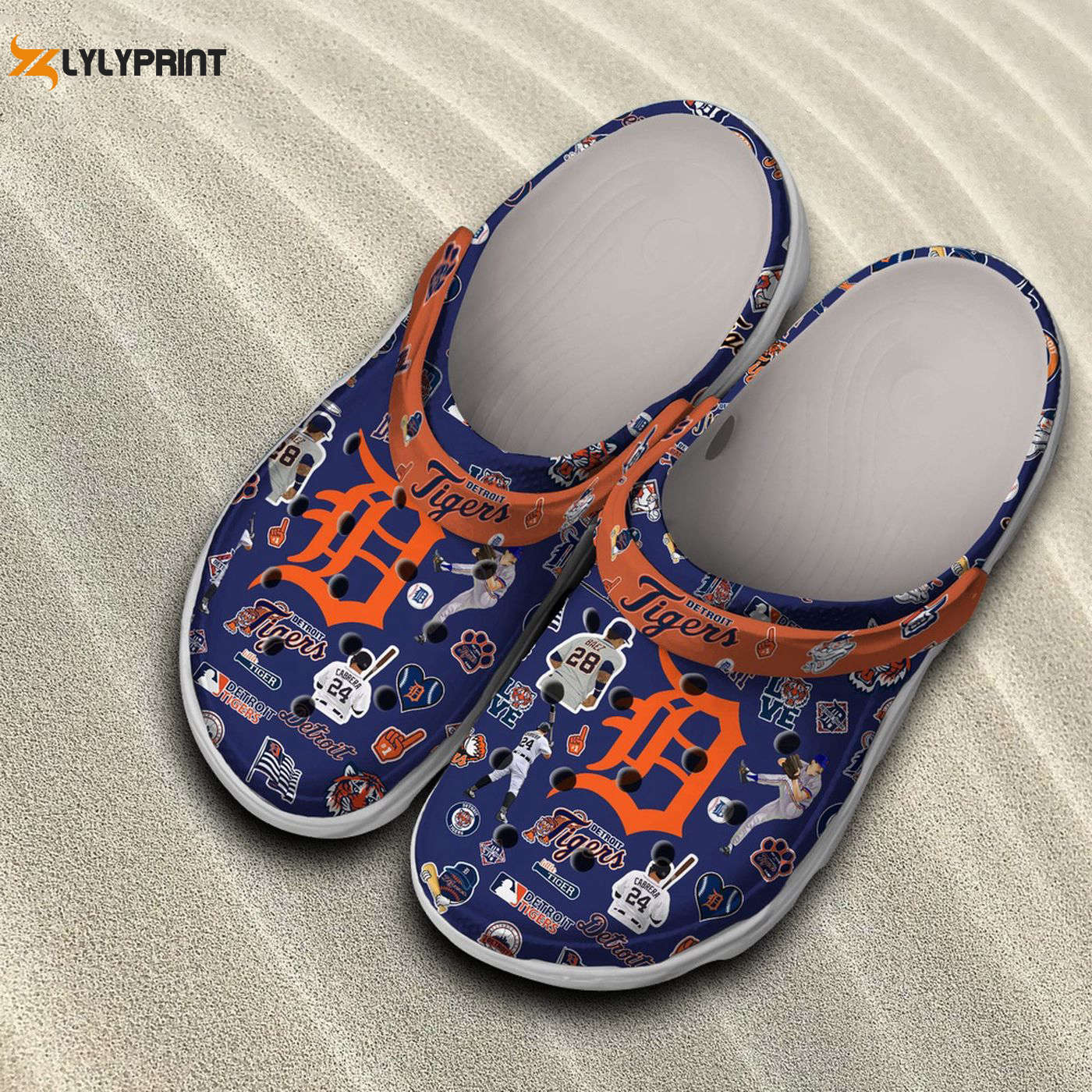 MLB Detroit Tigers, Detroit Tigers Crocs Clogs For Men Women and Kids