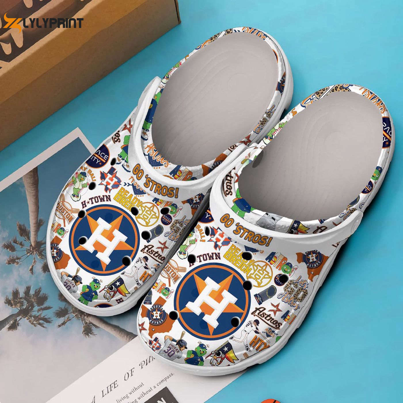 MLB Houston Astros Astros Gear, Houston Astros Crocs Clogs For Men Women and Kids