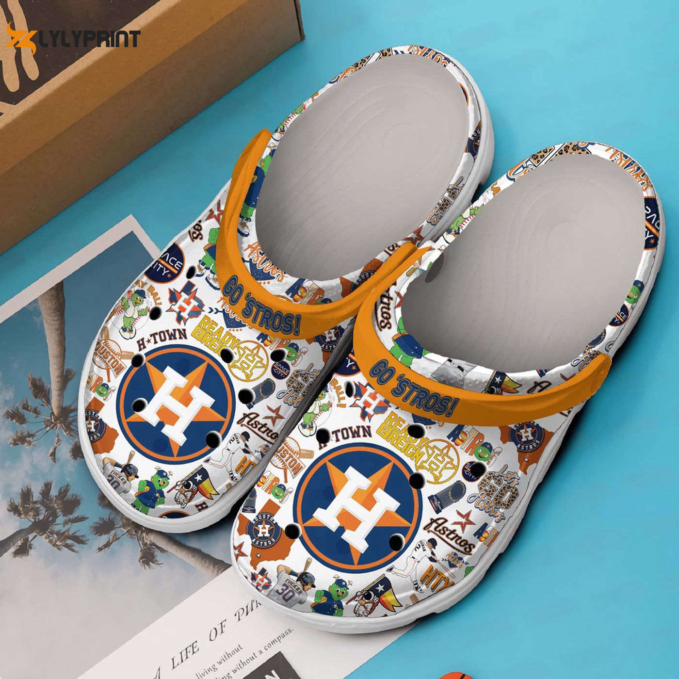 MLB Houston Astros, Houston Astros Crocs Clogs For Men Women And Kids 15