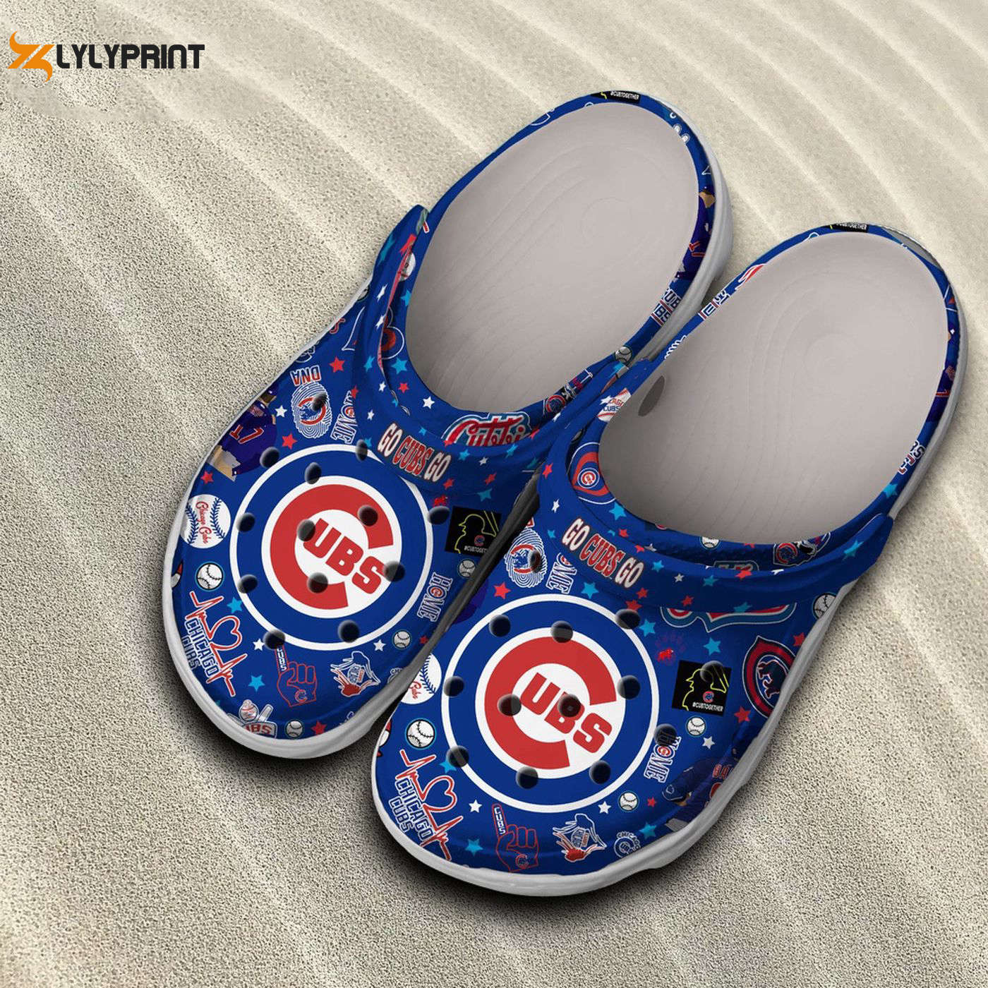 MLB Chicago Cubs Official Cubs Merch, Chicago Cubs Crocs Clogs For Men Women and Kids