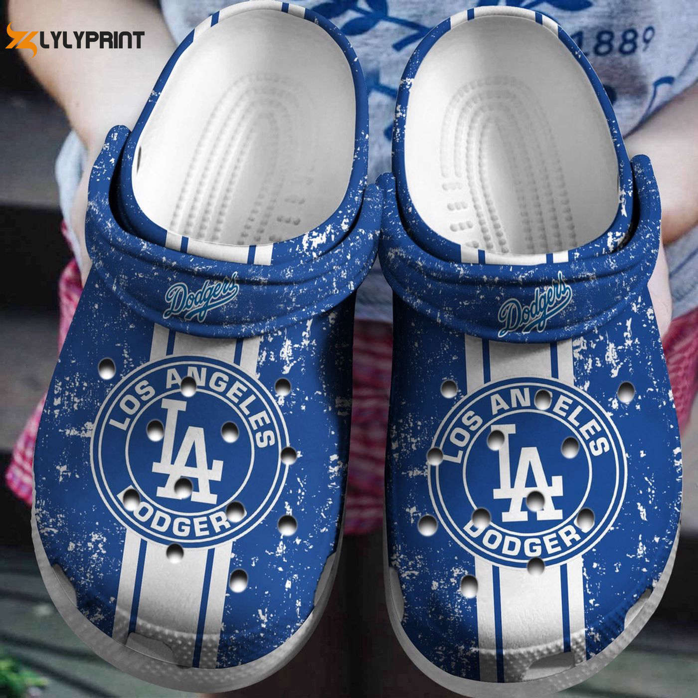 MLB Los Angeles Dodgers Baseball Fan, Los Angeles Crocs Clogs For Men Women and Kids