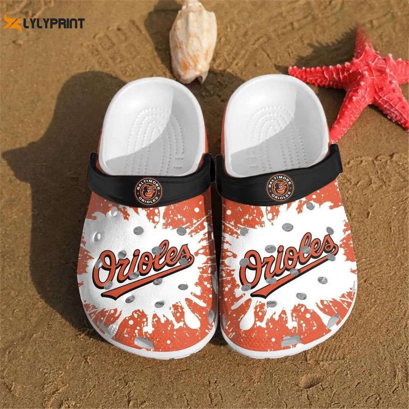 MLB Baltimore Orioles Crocband for Fans Crocs Clogs For Men Women and Kids