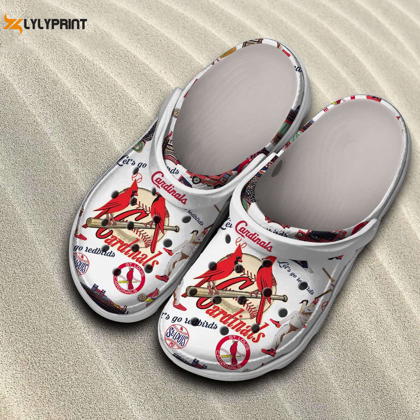 MLB St Louis Cardinals Merch for Fans Comfortable and Crocs Clogs For Men Women and Kids