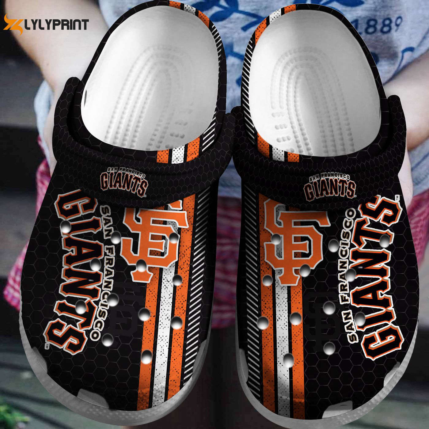 San Francisco Giants Black MLB Team, Get GameReady Crocs Clogs For Men Women and Kids