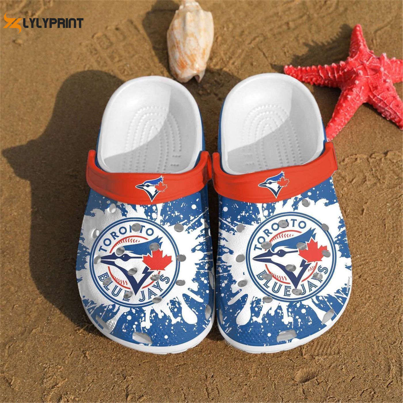 MLB 2 Fans Toronto Blue Jays Rubber sUltimate crocband Crocs Clogs For Men Women and Kids