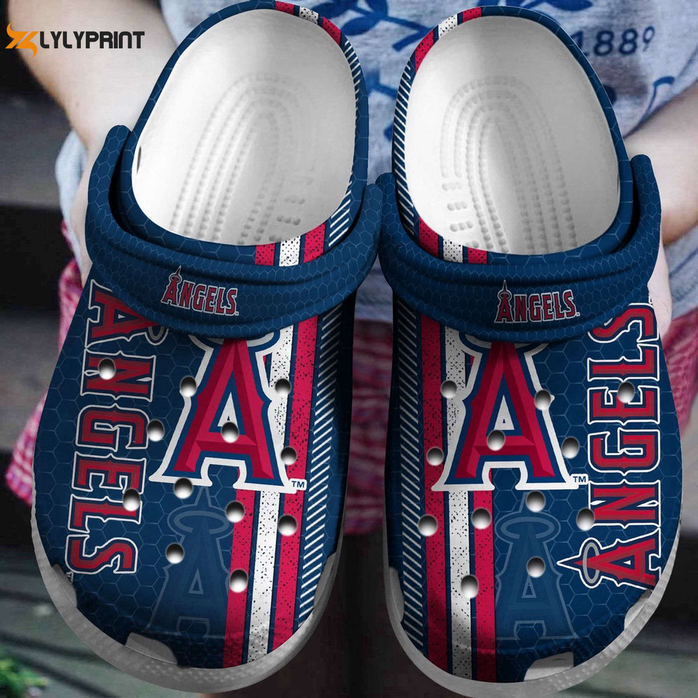 MLB Los Angeles Angels Fan Baseball Blue, Los Angeles Crocs Clogs For Men Women and Kids