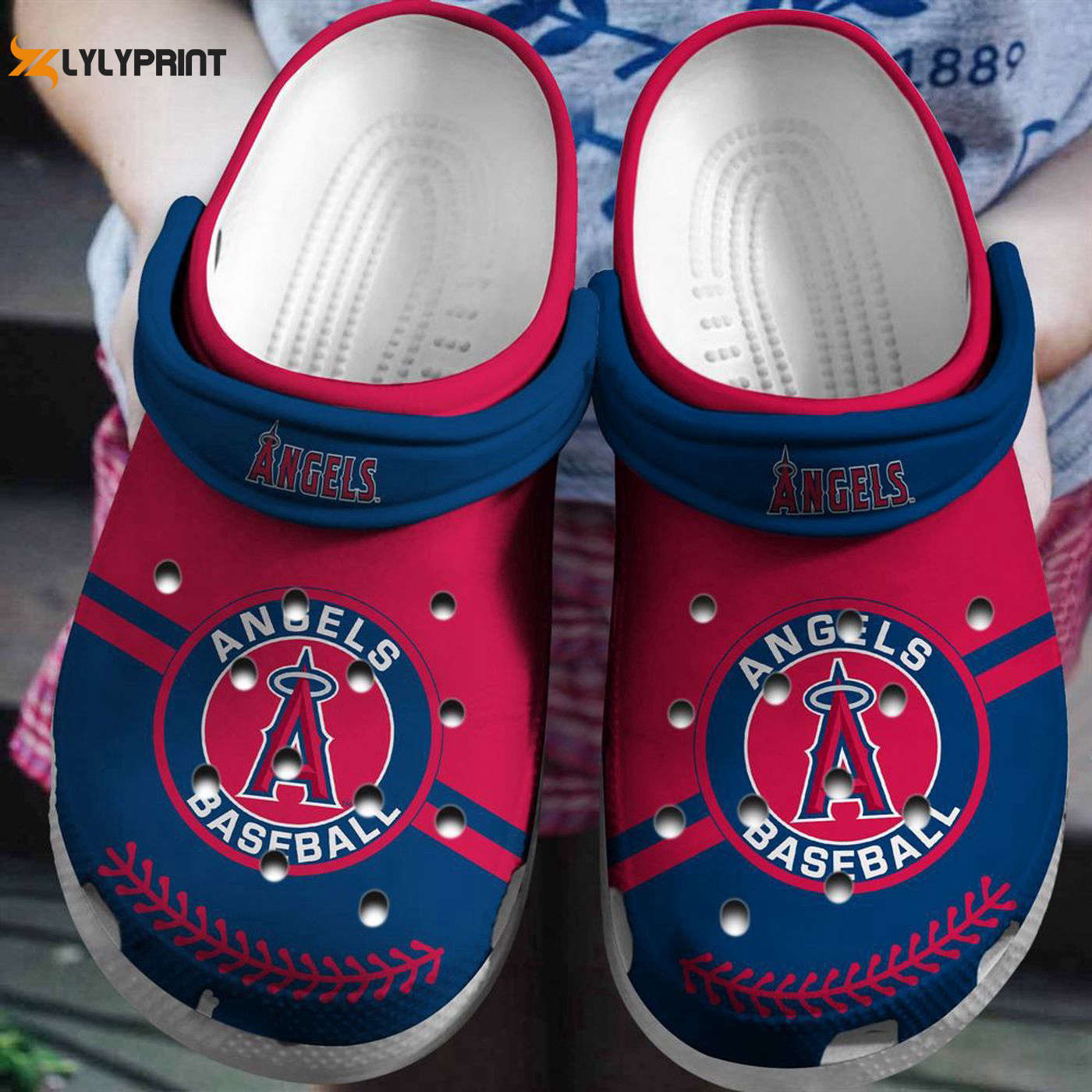 MLB Los Angeles Angels Baseball Fan for Ultimate Style Comfort Crocs Clogs For Men Women and Kids