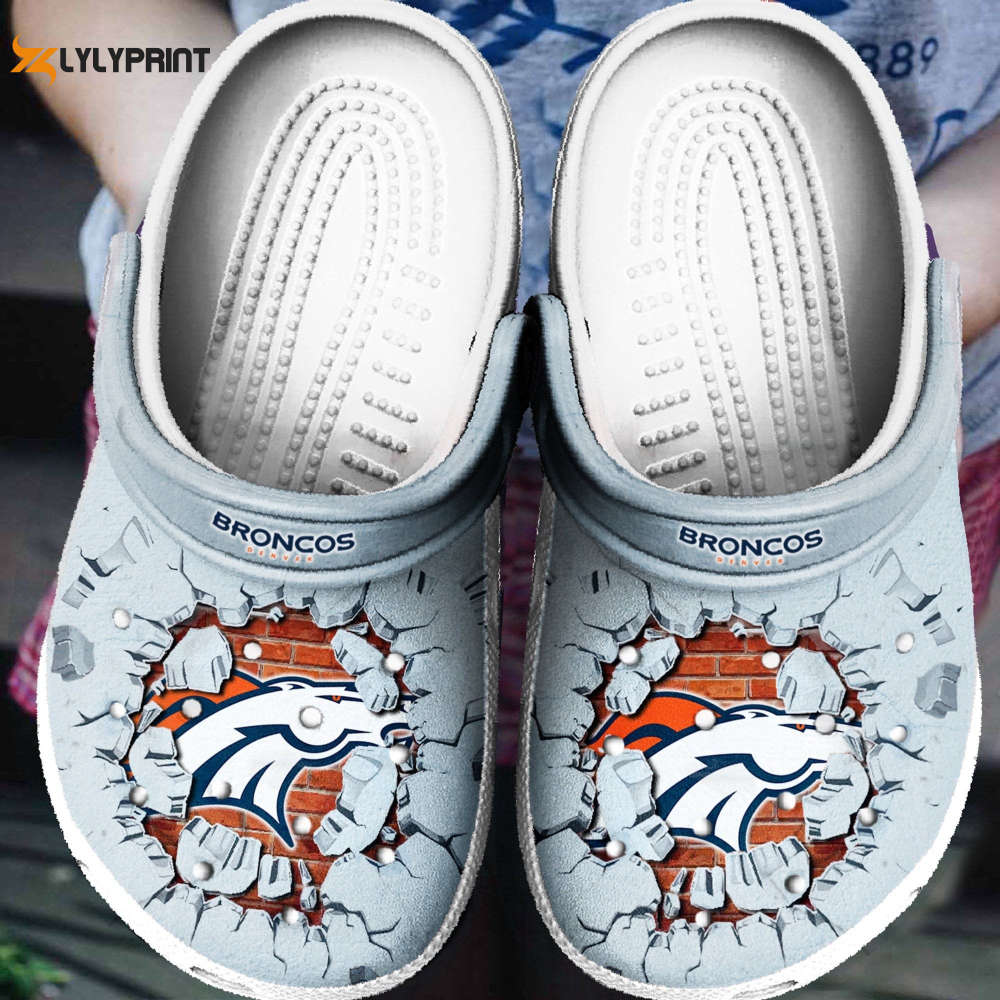 Carolina Panthers Mascot Ripped Crocs Clogs For Men Women and Kids