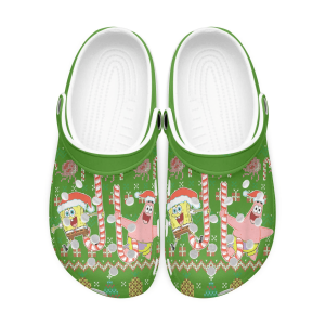Spongebob Squarepants Patrick Holiday Crocband Crocs Clogs For Men Women and Kids