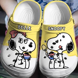 Peanuts Snoopy Comfortable Crocband 3D, Peanuts Snoopy Crocs Clogs For Men Women And Kids 97
