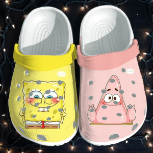 Spongebob Squarepants, Spongebob Squarepants Crocs Clogs For Men Women And Kids 32