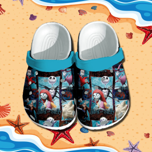 The Nightmare Before Christmas, The Nightmare Before Crocs Clogs For Men Women And Kids 44