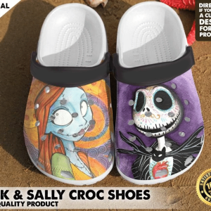 The Nightmare Before Christmas, The Nightmare Before Crocs Clogs For Men Women And Kids 64