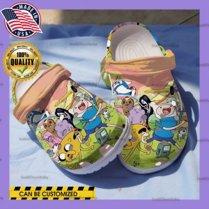 Adventure Time, Adventure Time Crocs Clogs For Men Women and Kids