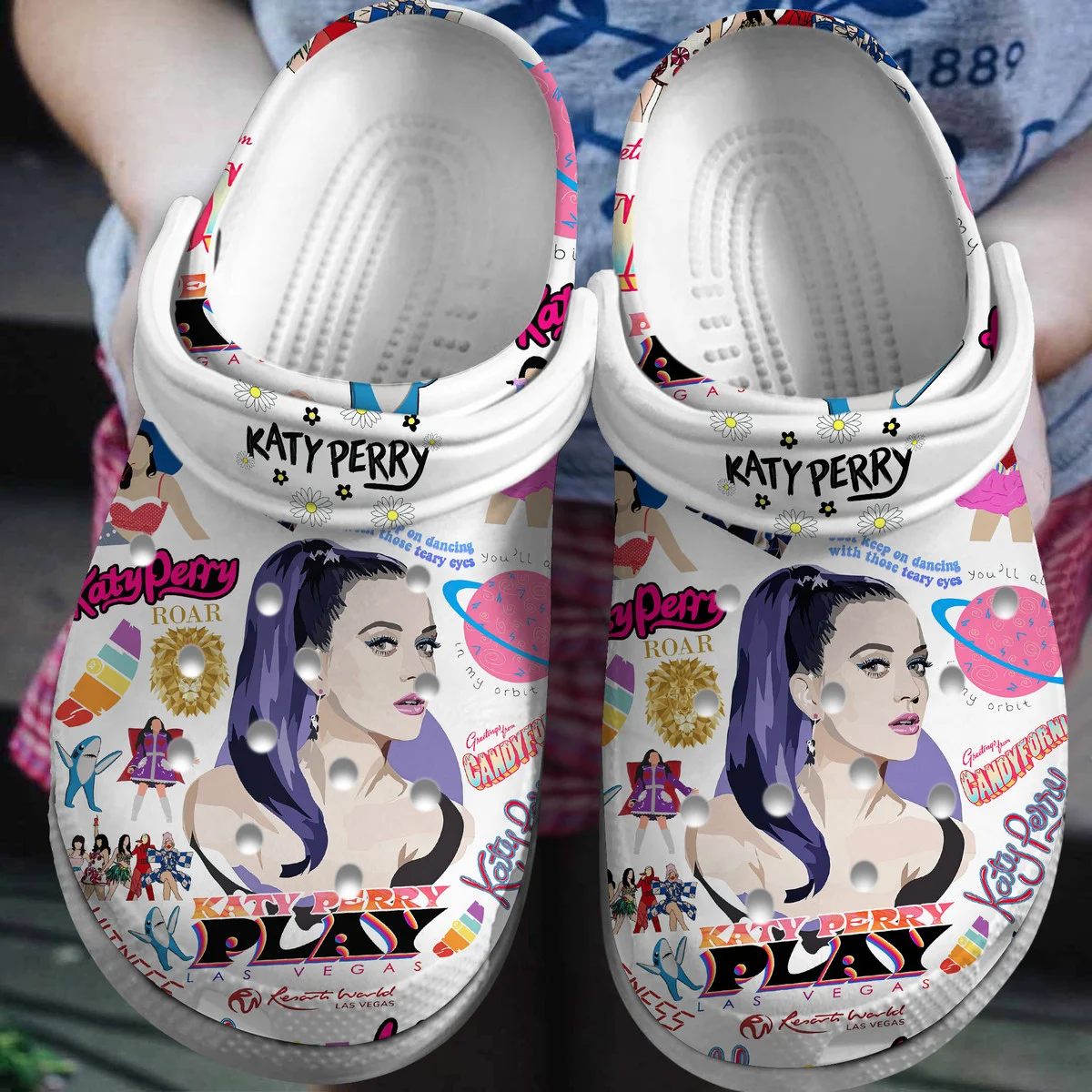 Katy Perry Singer Music Crocband, Katy Perry Singer Crocs Clogs For Men Women and Kids