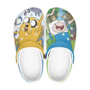 Adventure Time Cartoon Crocband Custom Name, Adventure Time Cartoon Crocs Crocs For Men Women and Kids 7