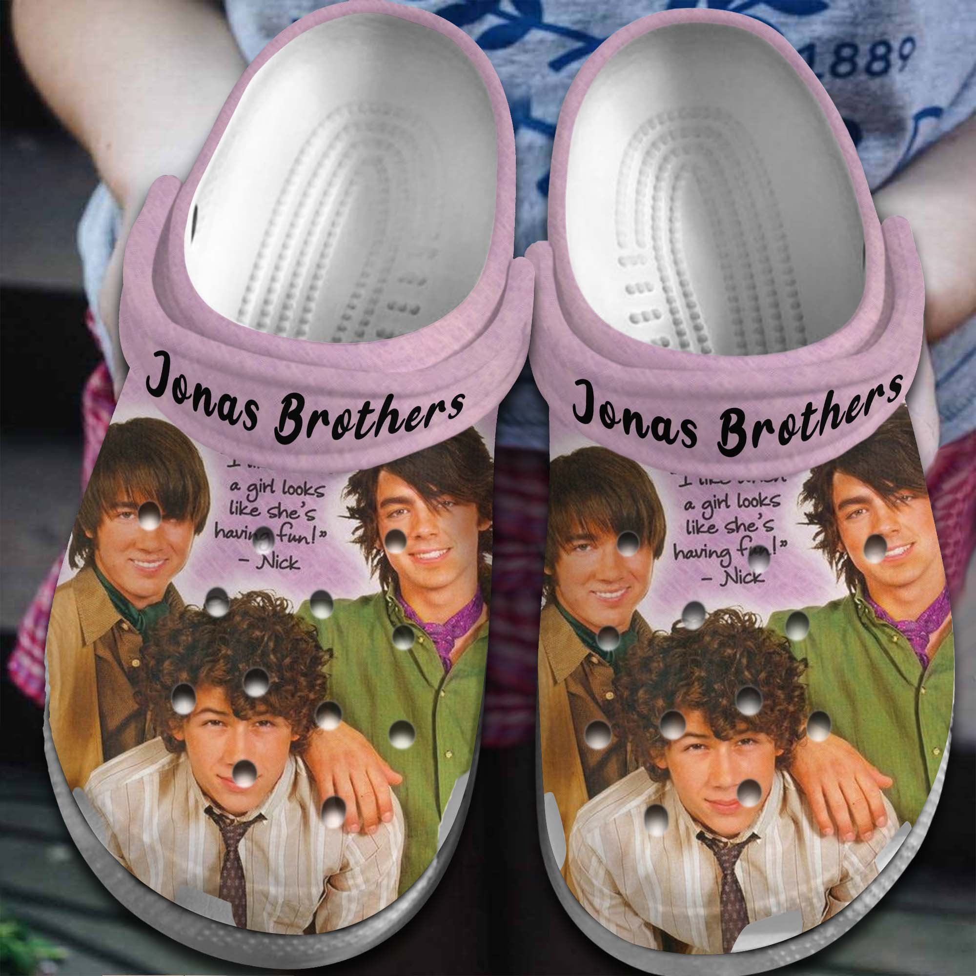 Jonas Brothers Band Music Crocband Crocs Clogs For Men Women and Kids 46